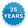 25 years in business